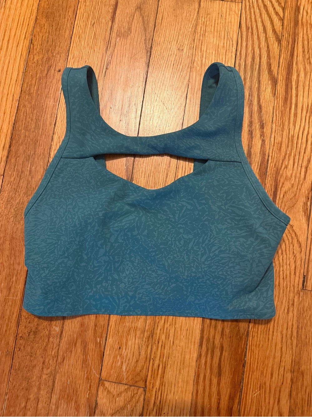 lululemon athletica Teal Scoop-Back Sports Bra